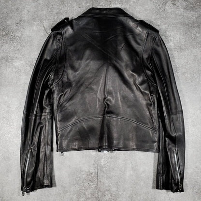 Amiri Double Riders Lamb Leather Jacket Size M