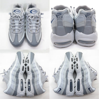 NIKE AIR MAX 95 Wolf Gray Midnight Navy Sneakers