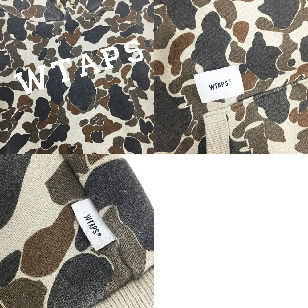WTAPS Camo Collegiate Hoodie Multi Size 01