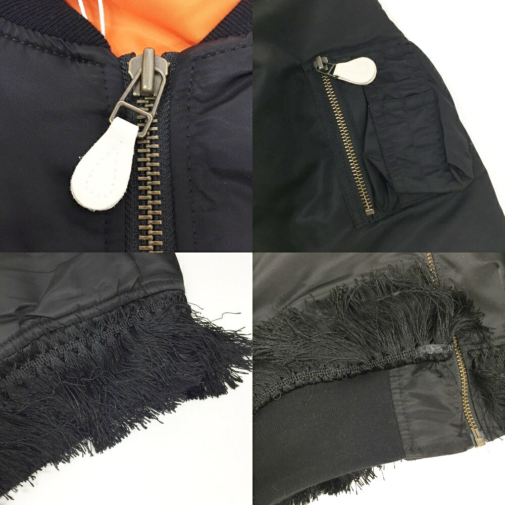 Daini MA-1 Nylon Bomber Jacket Size L