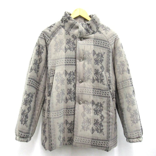 TOZAOU WALLPAPER PAD JACKET 23AW Gray Jacket Size L