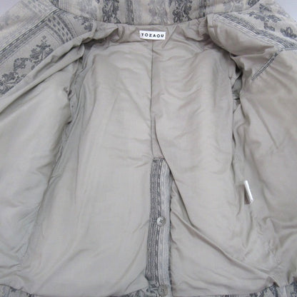 TOZAOU WALLPAPER PAD JACKET 23AW Gray Jacket Size L