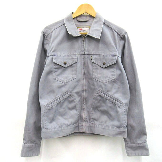Levi's 90s STA-PREST Zip Up Jacket Gray Size M