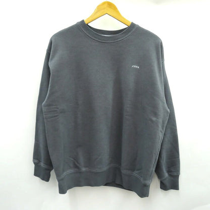 JieDa Overdye Embroidery Crewneck Sweatshirt Black Size 2