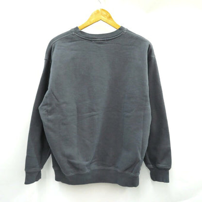 JieDa Overdye Embroidery Crewneck Sweatshirt Black Size 2