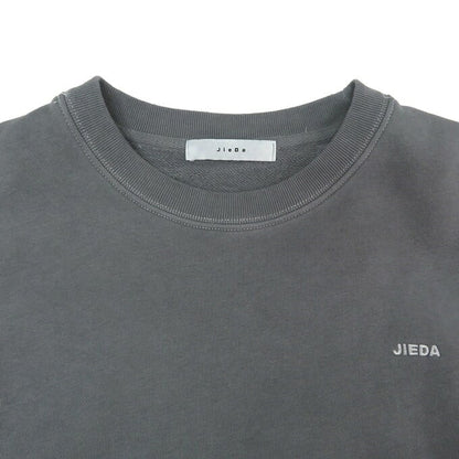 JieDa Overdye Embroidery Crewneck Sweatshirt Black Size 2