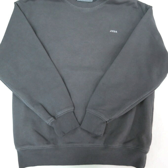 JieDa Overdye Embroidery Crewneck Sweatshirt Black Size 2