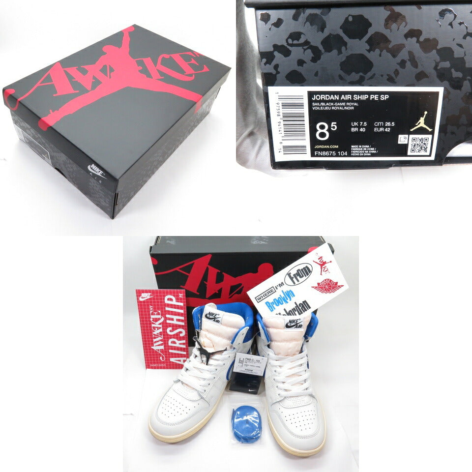 AWAKE NY x NIKE Jordan Air Ship SP Sail Sneakers