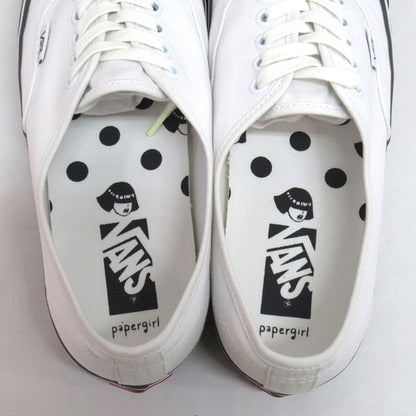VANS x papergirl Authentic Reissue White Sneakers Size 28cm