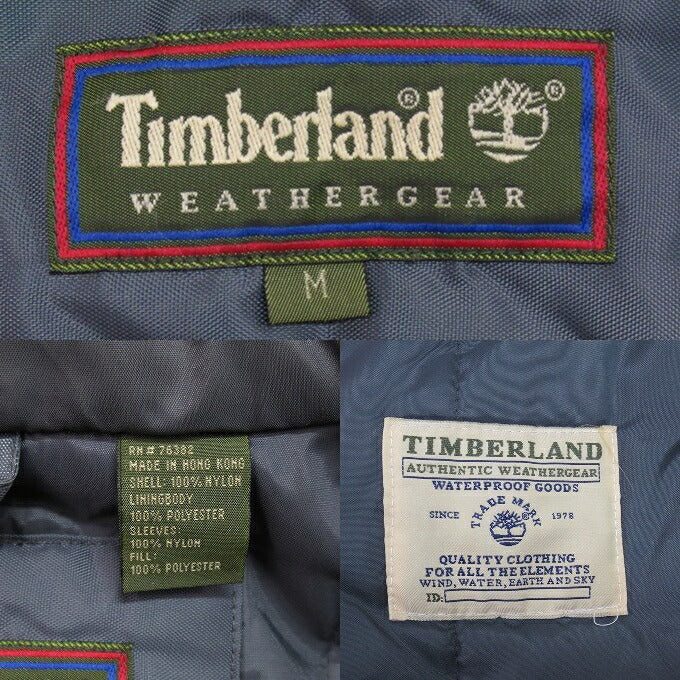 Timberland 90s Insulated Hoodie Gray Size M