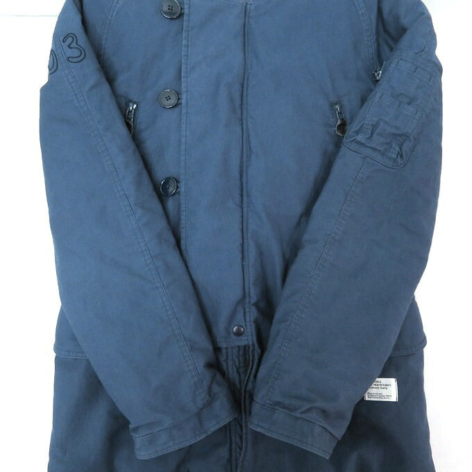 BEDWIN & THE HEARTBREAKERS Sterling N-3B Jacket Blue Size 3