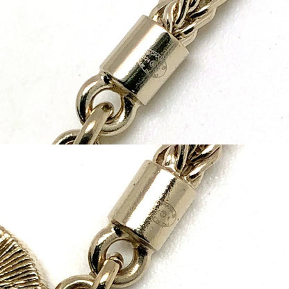 Chanel Gold Rhinestone Dangle CC Logo Double