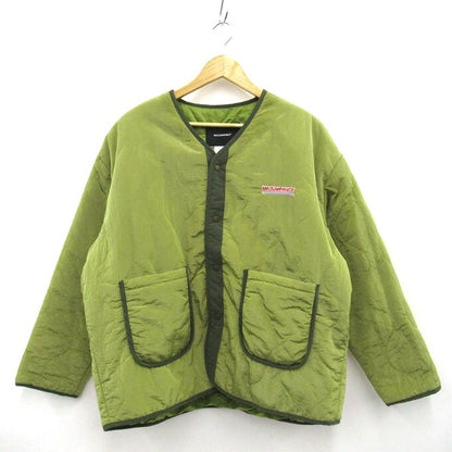 MASONPRINCE Oversized Quilted Back Logo Jacket Green Size 1