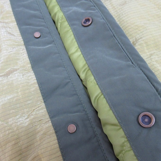 MASONPRINCE Oversized Quilted Back Logo Jacket Green Size 1