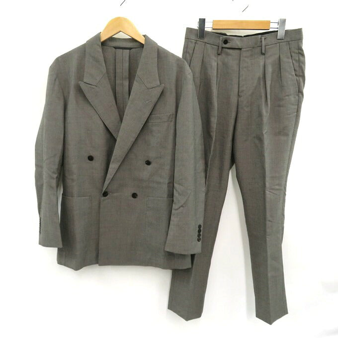UNITED ARROWS Sharkskin Tailored Jacket & Set Gray Size S