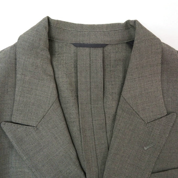 UNITED ARROWS Sharkskin Tailored Jacket & Set Gray Size S