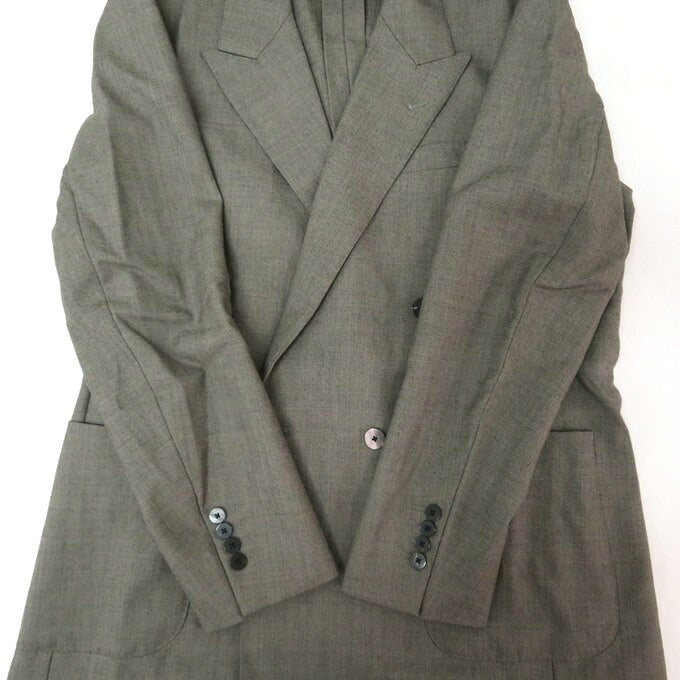 UNITED ARROWS Sharkskin Tailored Jacket & Set Gray Size S