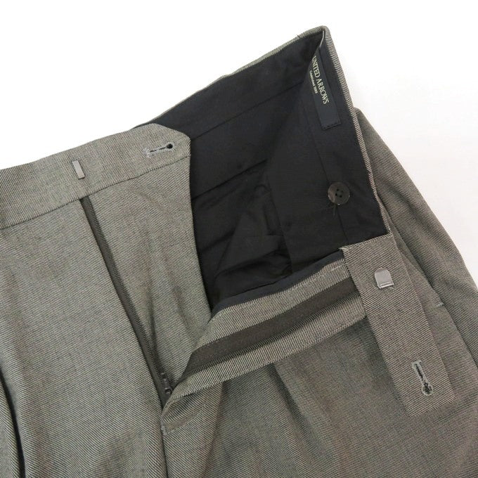 UNITED ARROWS Sharkskin Tailored Jacket & Set Gray Size S