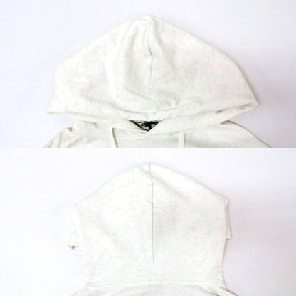AURALEE Light Flowy Pullover Sweat Hoodie Light Gray Size 3