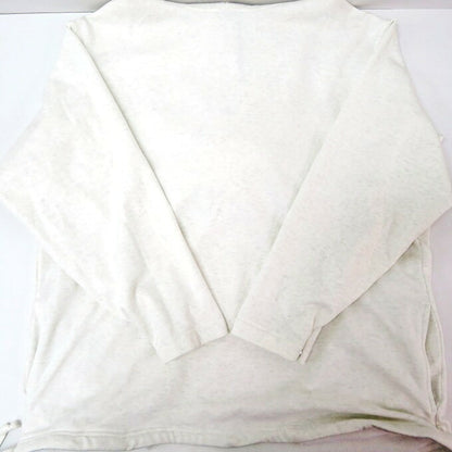 AURALEE Light Flowy Pullover Sweat Hoodie Light Gray Size 3