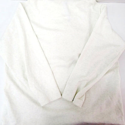 AURALEE Light Flowy Pullover Sweat Hoodie Light Gray Size 3