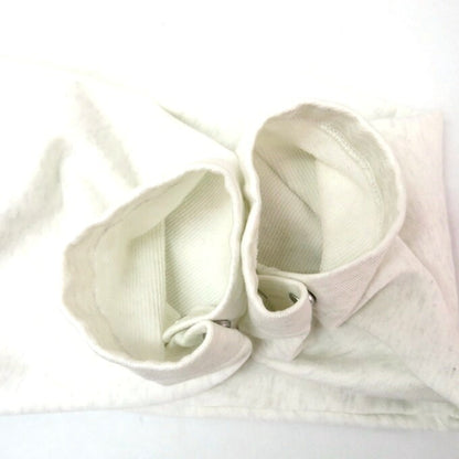 AURALEE Light Flowy Pullover Sweat Hoodie Light Gray Size 3