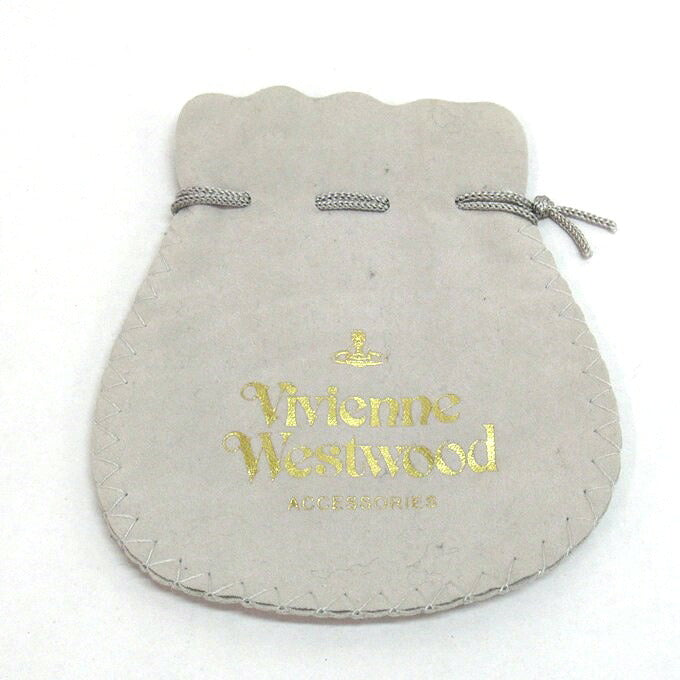 Vivienne Westwood Marcella Orb Double Silver Black Ring Size M