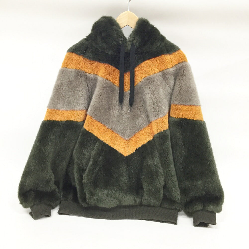 TAAKK( 18AW Fur Pullover Hoodie Multi-color Size 2