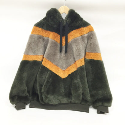 TAAKK( 18AW Fur Pullover Hoodie Multi-color Size 2