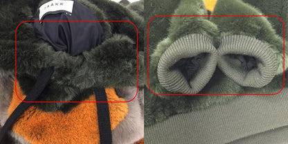 TAAKK( 18AW Fur Pullover Hoodie Multi-color Size 2
