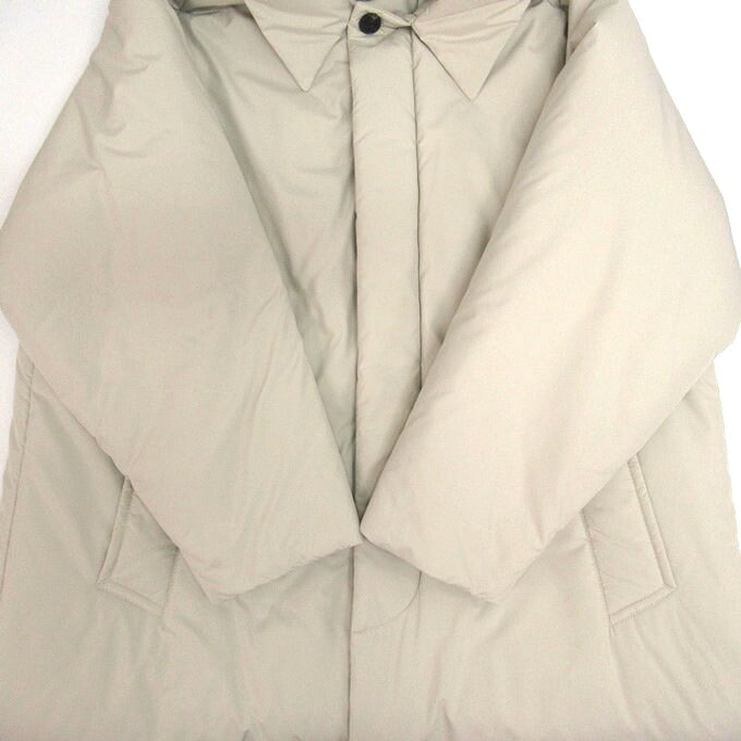 TOMORROWLAND Polyester Padded Balmacaan Coat Beige Size XS