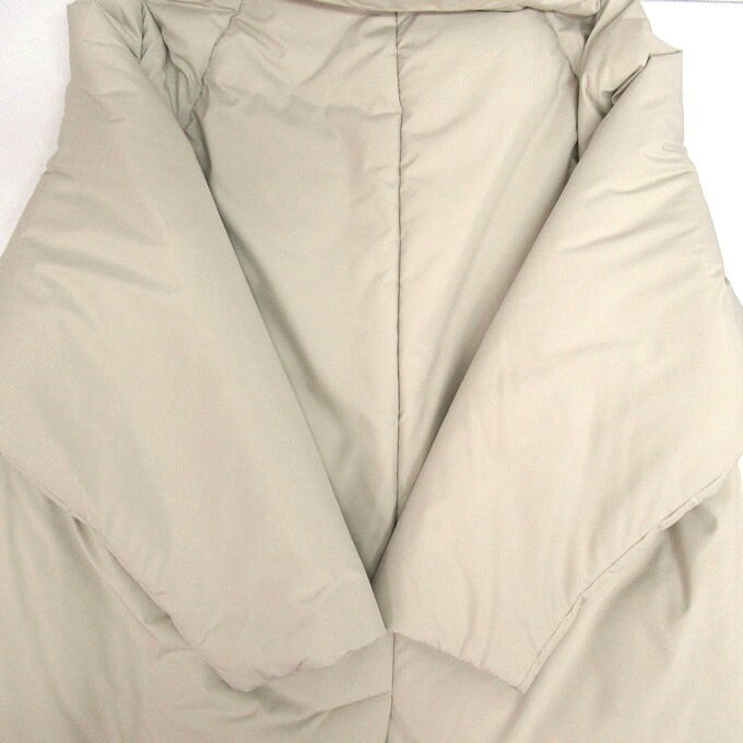 TOMORROWLAND Polyester Padded Balmacaan Coat Beige Size XS