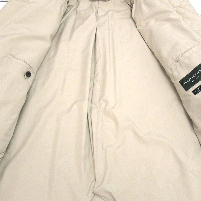 TOMORROWLAND Polyester Padded Balmacaan Coat Beige Size XS