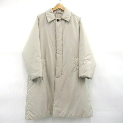 TOMORROWLAND Polyester Padded Balmacaan Coat Beige Size XS