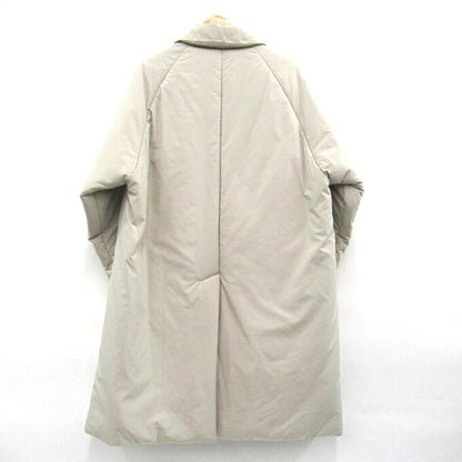TOMORROWLAND Polyester Padded Balmacaan Coat Beige Size XS