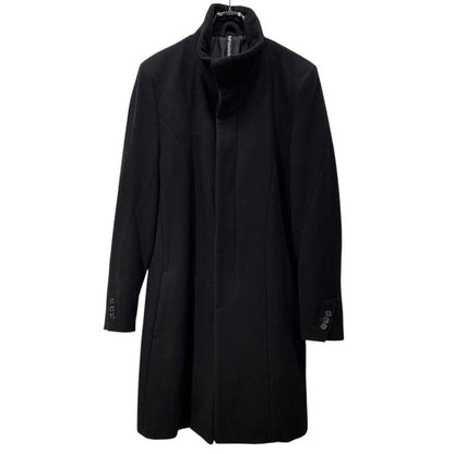 RIP VAN WINKLE 19AW Black Wool Mossa Chester Coat Size 3