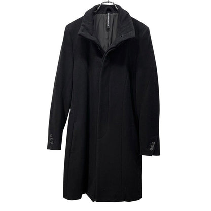 RIP VAN WINKLE 19AW Black Wool Mossa Chester Coat Size 3