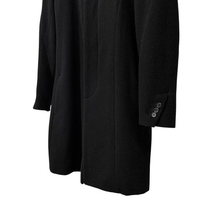 RIP VAN WINKLE 19AW Black Wool Mossa Chester Coat Size 3