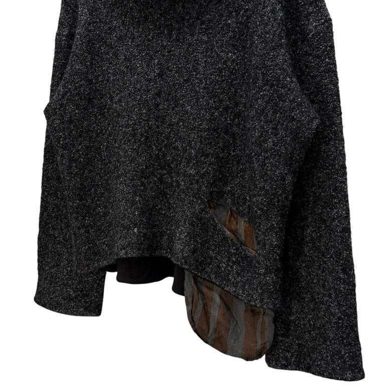 SOSNOVSKA 20AW Mohair Silk High Neck Sweater Gray Size S