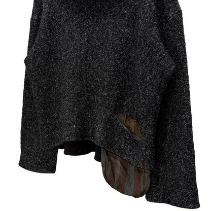 SOSNOVSKA 20AW Mohair Silk High Neck Sweater Gray Size S