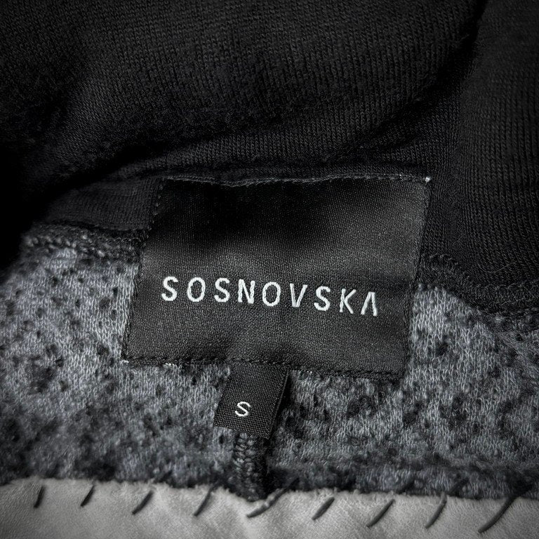 SOSNOVSKA 20AW Mohair Silk High Neck Sweater Gray Size S
