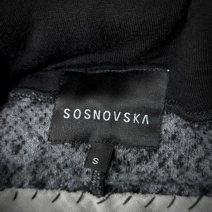 SOSNOVSKA 20AW Mohair Silk High Neck Sweater Gray Size S