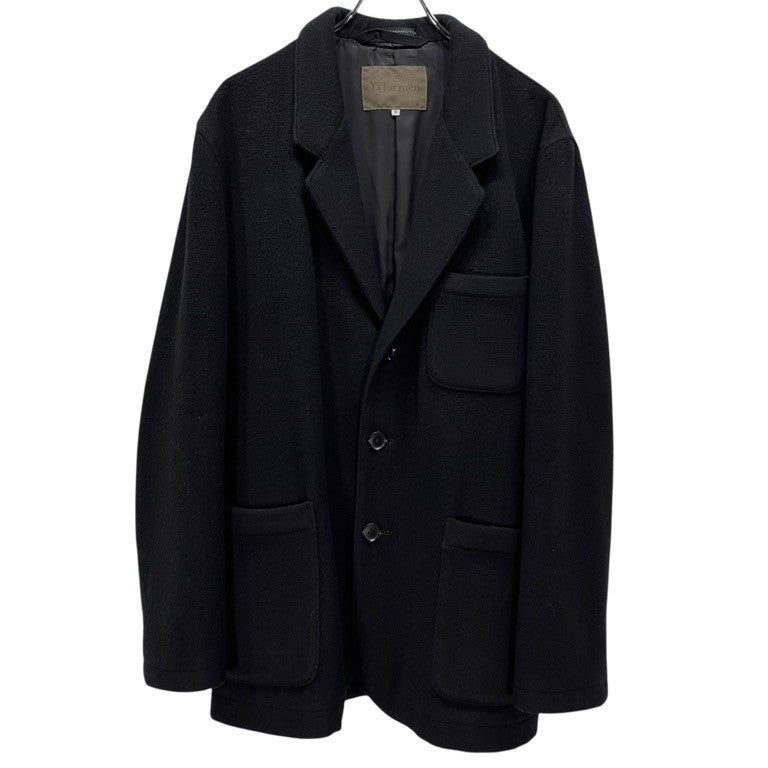 Y's for men Archive Wool Mossa 3B Tailored Coat Black Size 3