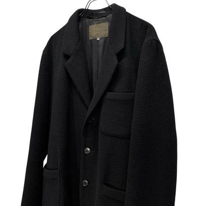 Y's for men Archive Wool Mossa 3B Tailored Coat Black Size 3
