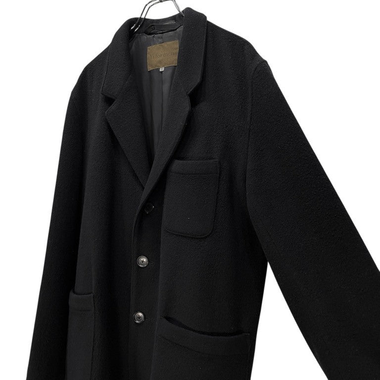 Y's for men Archive Wool Mossa 3B Tailored Coat Black Size 3