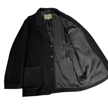 Y's for men Archive Wool Mossa 3B Tailored Coat Black Size 3