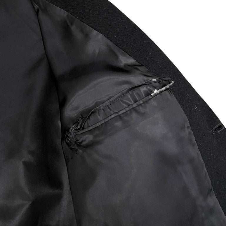 Y's for men Archive Wool Mossa 3B Tailored Coat Black Size 3