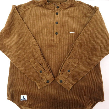 DESCENDANT Tetty Corduroy No-Collar Sweatshirt Brown Size 1