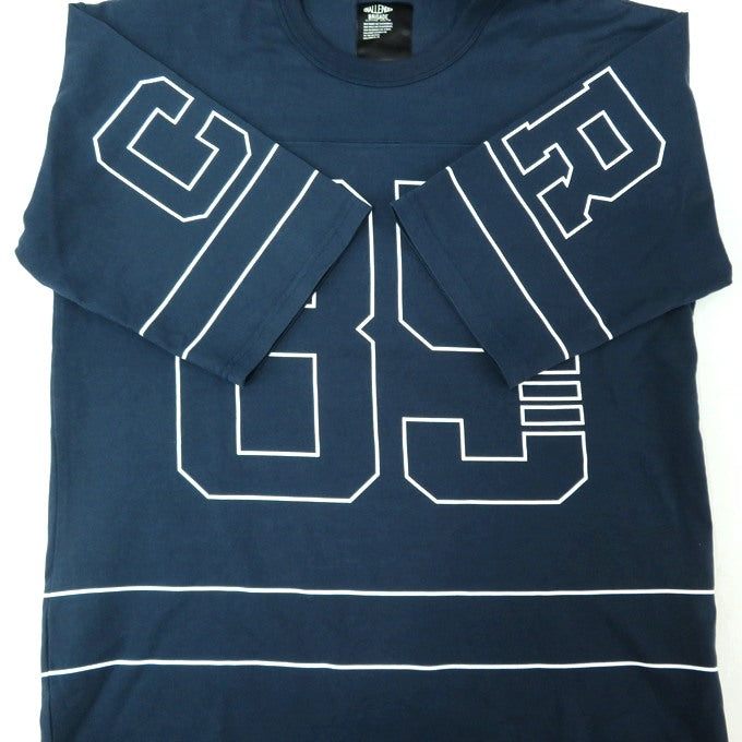 CHALLENGER '85 Football Q/S T-Shirt Navy Size S