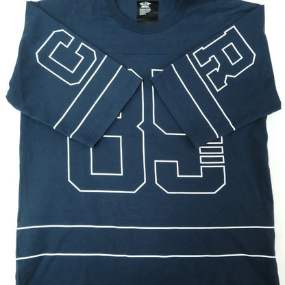 CHALLENGER '85 Football Q/S T-Shirt Navy Size S